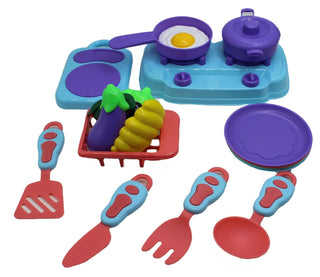 17pc Kids Multicolor Kitchen Set for PlaySet