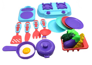 17pc Kids Multicolor Kitchen Set for PlaySet