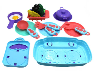 17pc Kids Multicolor Kitchen Set for PlaySet