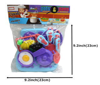 17pc Kids Multicolor Kitchen Set for PlaySet
