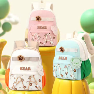 Bear Laces Design Backpack For Kids