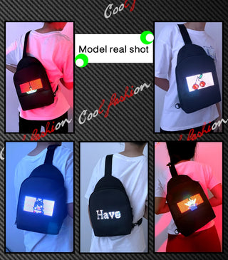 LED Display Crossbody Bag 