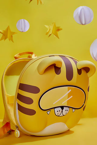Animal Theme Tiger Hard Shell Backpack for Kids