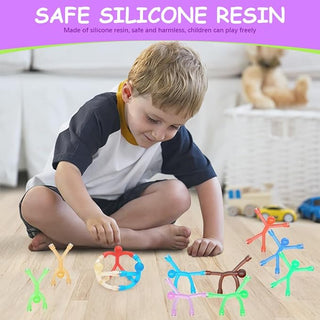 Funny Magnetic Man Toy Set for Refrigerator, Office, Whiteboard Decoration