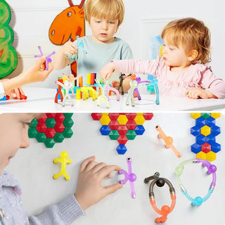 Funny Magnetic Man Toy Set for Refrigerator, Office, Whiteboard Decoration