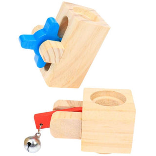 42-Piece Wooden Marble Run Block Set for Kids