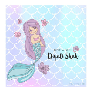 Gift Tag - Mermaid (48 pcs) (PREPAID ONLY)