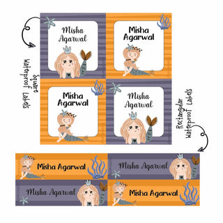 Labels Combo - Mermaid Queen (PREPAID ORDER)