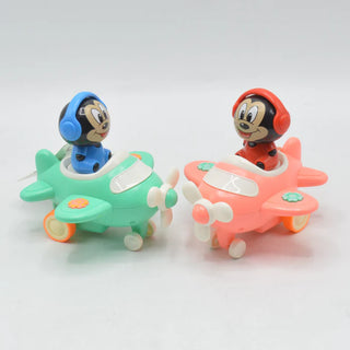 Cute Mickey Pilot Press n Go Toys for Kids (Random) 1pc