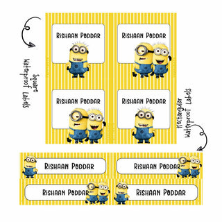 Label Combo - Minion - PREPAID ORDER