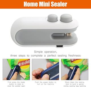 2-in-1 Sealer & Cutter for Multipurpose Use