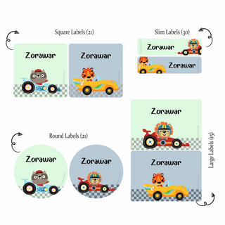 Mixed Labels - Animal Racer PREPAID ORDER