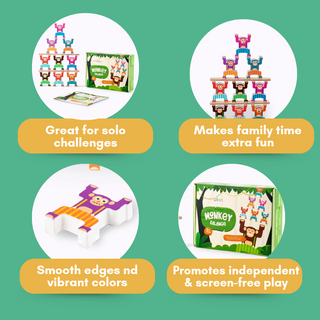 Cots and Cuddles Premium Quality Monkey Balance Toy for Kids
