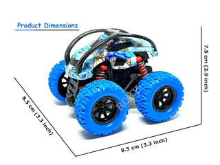 360° Stunt Monster Inertia Car – Push & Go Flip Car