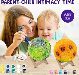 Paint Your Own Moon Lamp Kit  for Art Craft