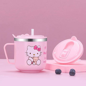Adorable Cartoon Sipper Cups: Sip in Style with Fun and Functionality 260ml