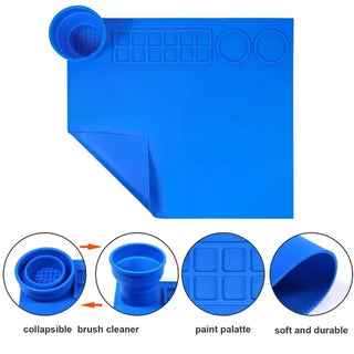 Silicone Painting Mat for Kids Mess Free for Crafts