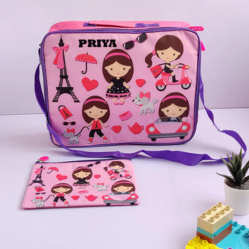 Overnight Bag with Pouch - Paris (PREPAID ONLY)