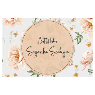 Gift Tag - Pink Orchids (72 pcs) (PREPAID ONLY)