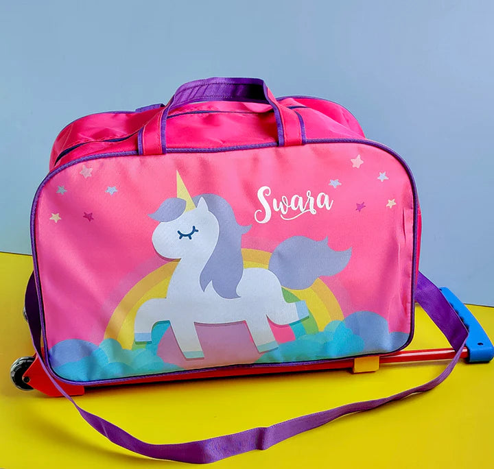 Trolley Bags - Pink Unicorn (PREPAID ONLY)