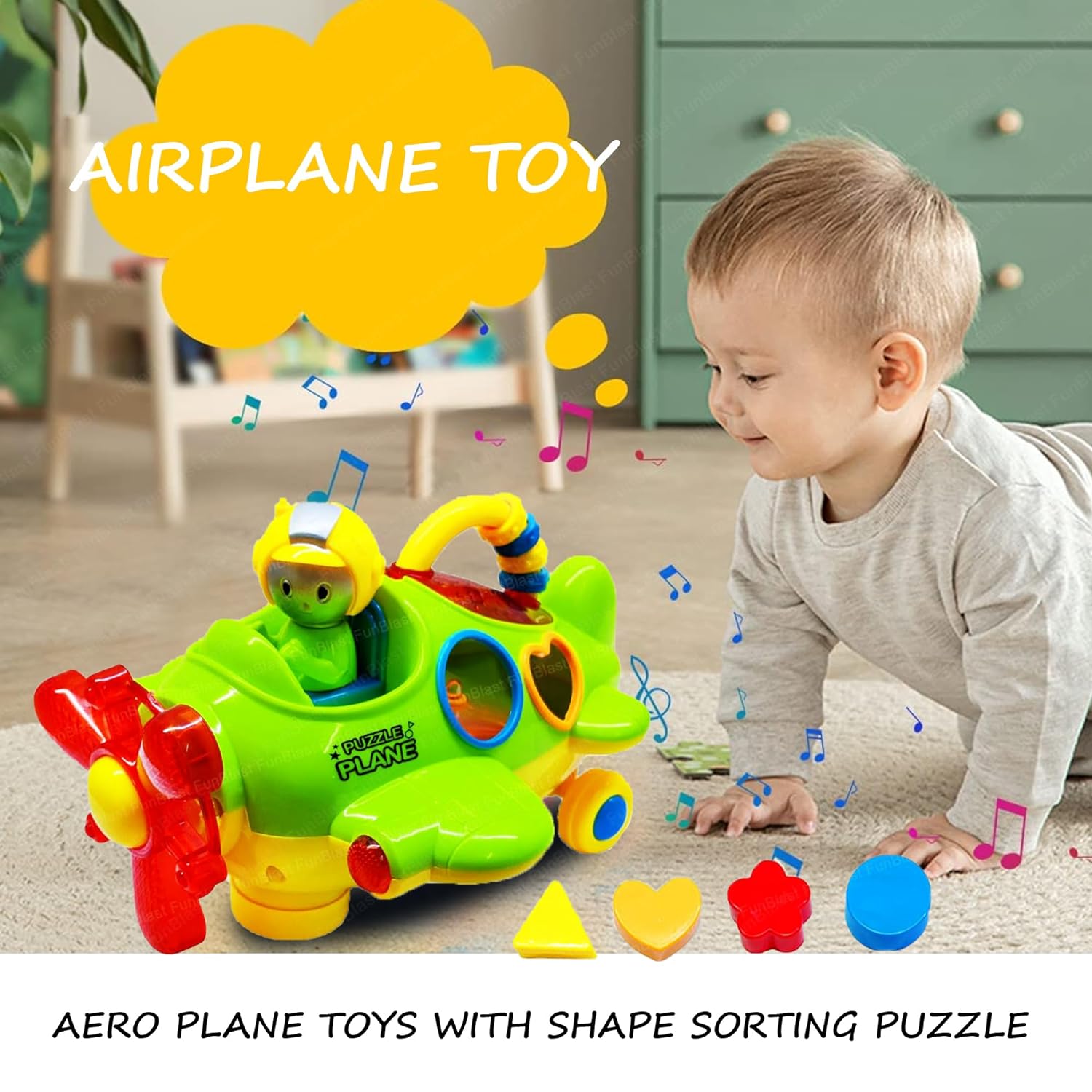Airplane Puzzle Toy 