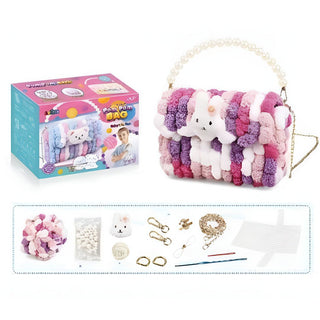 Make Your Own Pom Pom Purse – Handbag DIY Kit for Girls