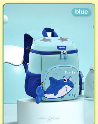 shark design backpack for kids