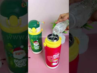 christmas water bottle 450ml