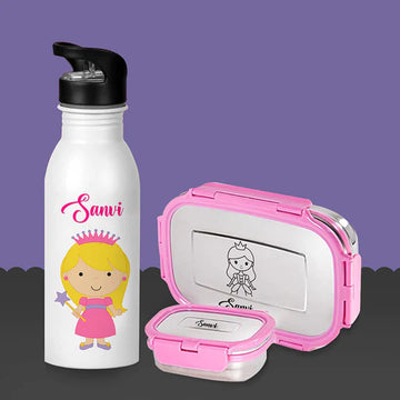 Bottle Tiffin Set - Princess (PREPAID ONLY)