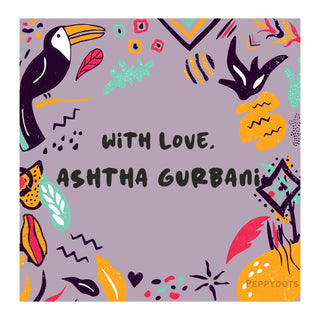 Gift Tag - Purple Tribal (48 pcs) (PREPAID ONLY)