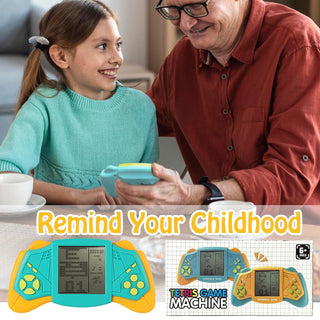 Retro Mini Handheld Tetris Game Player for Kids (Random Color)