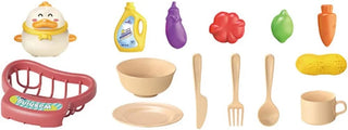 3-in-1 Running Water Play Sink Toy with Fishing Game & Kitchen Set