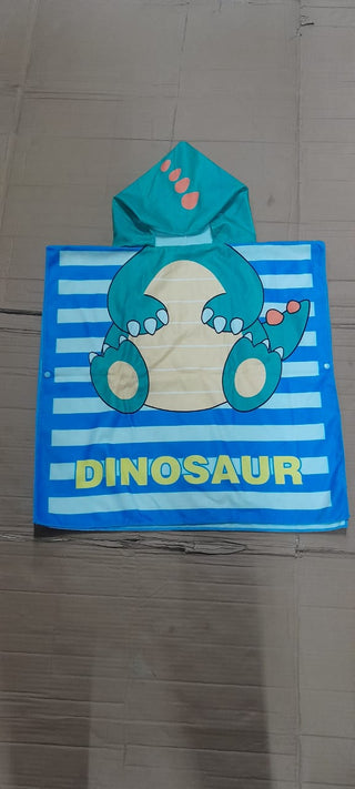 Snuggly Joy: Adorable Cartoon Print Hooded Microfiber Baby Bath Towel