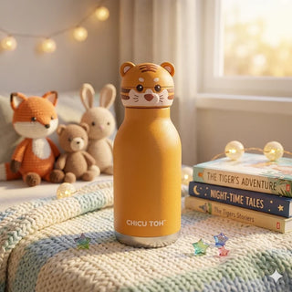 Chicu Tom Kawaii Animal Insulated Water Bottle 480ml