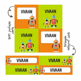Label Combo -Robot - PREPAID ORDER