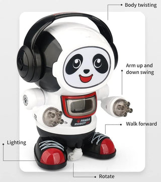 Panda Robot Musical Toy with Lights & Dancing Motion