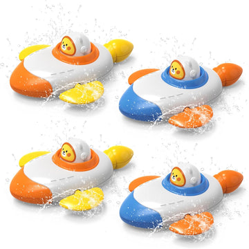 Floating Rocket Design Bath Toy: Making Bath time Fun and Playful (1pc)