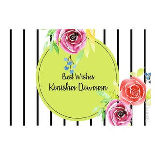 Gift tag - Rose (72 pcs) (PREPAID ONLY)
