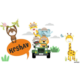Personalised Water bottle - Safari Ride (PREPAID ONLY)