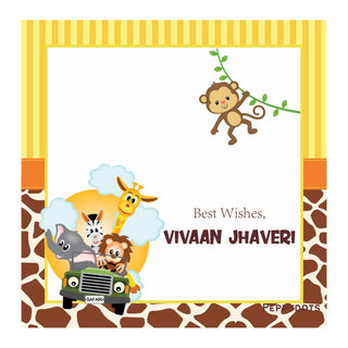 Gift Tag - Safari Animals (48 pcs) (PREPAID ONLY)