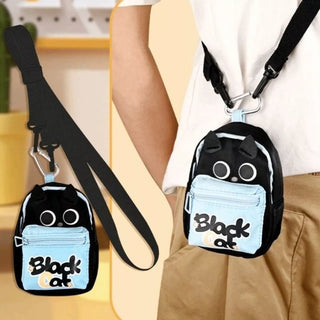 Mini Animal Backpack Coin Purse – Zipper Pouch with Front Pocket & Keychain