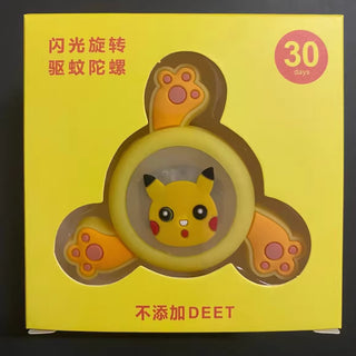 Cute Design Silicone Slap Band with Spinner for Kids (Random Color)