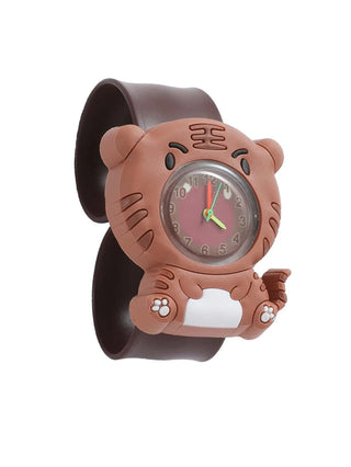 Cartoon/Animal Silicone Slap Band Watch for Kids - With gift box (1pc) (Random Color)