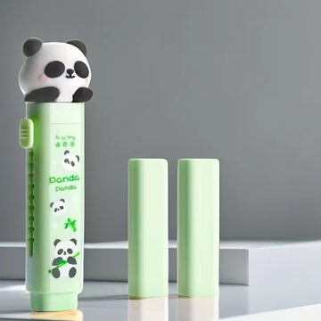 panda design sliding eraser