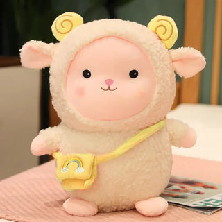 Sheep Design Soft Toy for Kids 1pc (25cm) (Random Color)