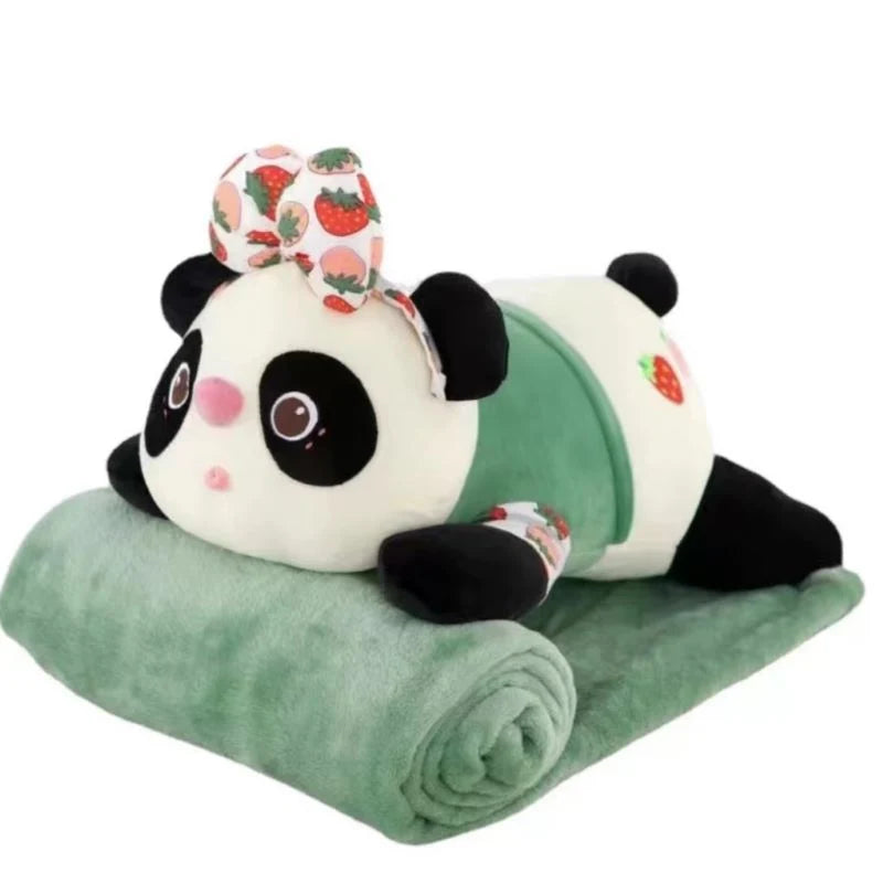 Panda Soft Toy with Blanket