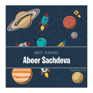 Gift Tag - Space (48 pcs) (PREPAID ONLY)