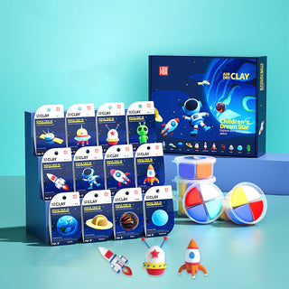 Cute Space Air Dry Clay DIY Kits for Kids (1 pcs) (Random Design)