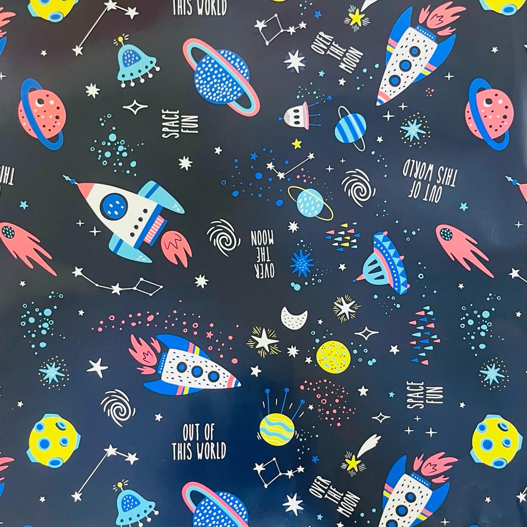 Outerspace Theme Gift Wrap- Pack of 10