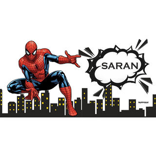 Personalised Water bottle - Spiderman (PREPAID ONLY)